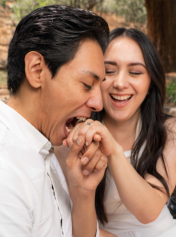 Foto de los novios