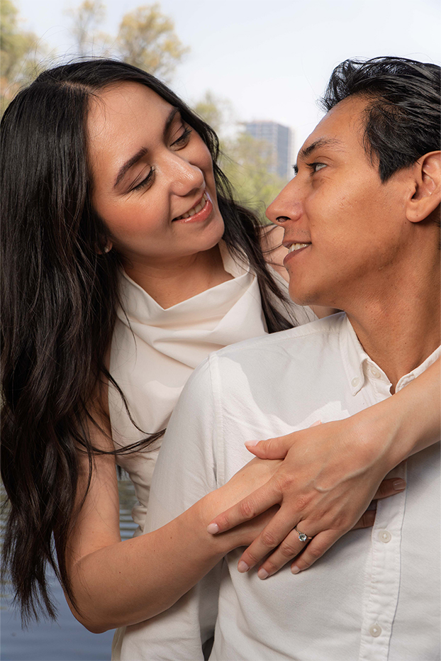 Foto de los novios
